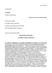 Arrêt du CE du 6 juin 2007 PDF