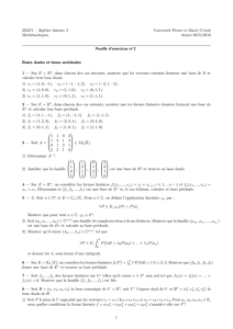 2M371 – Algèbre linéaire 2 Université Pierre et Marie Curie