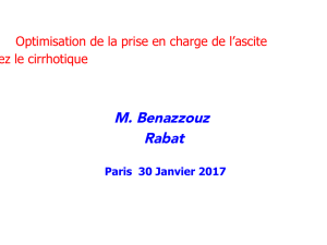 M. Benazzouz Rabat - Paris Hepatology Conference