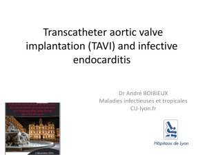 Transcatheter aortic valve implantation (TAVI) and