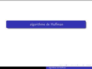 algorithme de Huffman