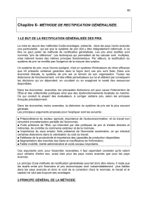Chapitre 6- MÉTHODE DE RECTIFICATION GÉNÉRALISÉE.