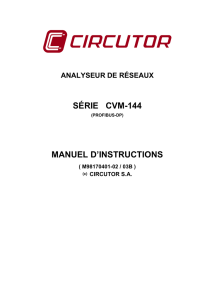 série cvm-144 manuel d`instructions