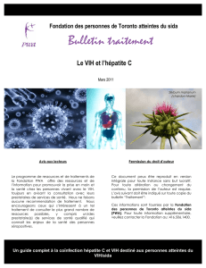 Bulletin traitement - Le VIH et l`hépatite C