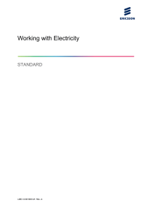 Working with Electricity - Ericsson (www.ericsson.com)