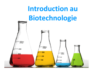 Introduction au Biotechnologie