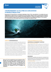 Note d`information sur l`hydraulique et l`environnement