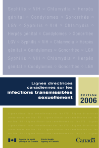 Lignes directrices canadiennes sur les infections transmissibles