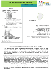 Bressuire - Observatoire Régional de l`Environnement Poitou