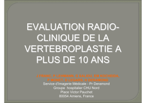 evaluation radio- clinique de la vertebroplastie a plus de 10 ans