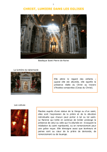 2.Christ, lumière dans les églises