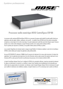 Processeur audio numérique BOSE ControlSpace ESP-88
