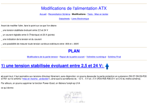 Modifications Alim ATX