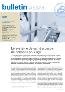 Le système de santé a besoin de données pour agir