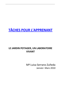 Tâches pour l`apprenant