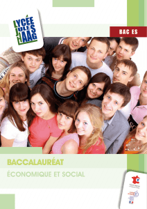 Bac ES (Economique et Social)