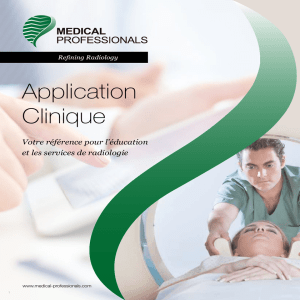 Application Clinique - Medical Professionals