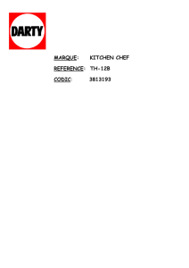 marque: kitchen chef reference: th-12b codic: 3813193