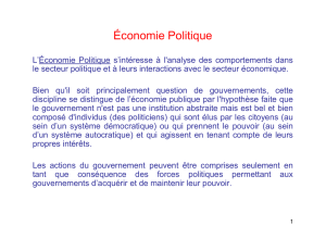 Introduction : Économie Politique
