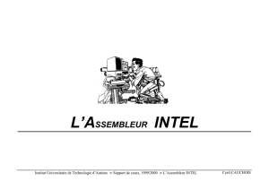 Cours - Assembleur Intel