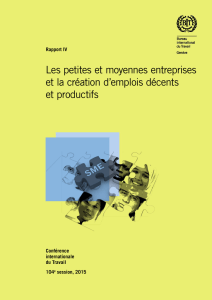 Les petites et moyennes entreprises et la création d`emplois