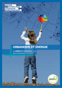 urbanisme et énergie