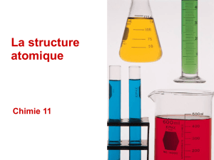 La structure atomique