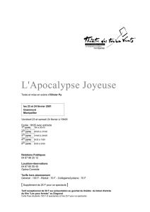 Dossier pédagogique - Les Archives du Spectacle