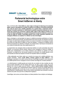 Partenariat technologique entre Smart AdServer et Alenty