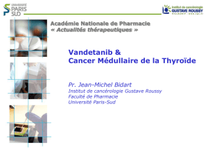 Diapositives présentées - Académie Nationale de Pharmacie
