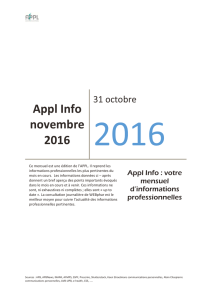 Appl Info novembre 2016