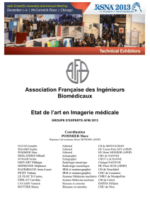 AFIB au RSNA 2013 - Société Française de Radiologie