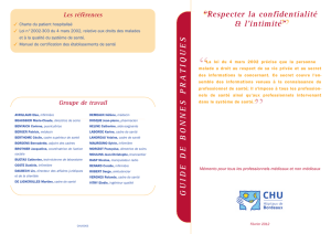 Charte confidentialité et intimité PDF