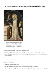 La vie de sainte Catherine de Sienne (1347-1380)