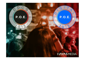 poe digital 2015 - Havas media Open Data