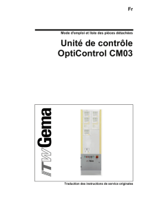 Unité de contrôle OptiControl CM03