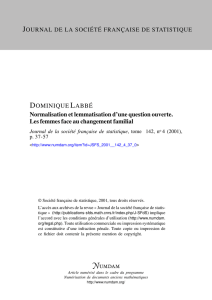 Normalisation et lemmatisation d`une question ouverte