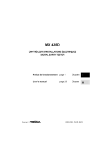 MX 435D - Chauvin Arnoux