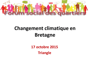 Changement climatique en Bretagne
