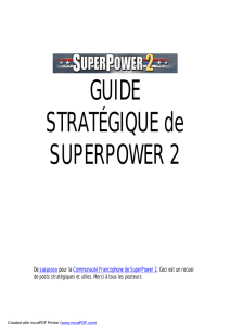 De sasasoso pour la Communauté Francophone de SuperPower 2