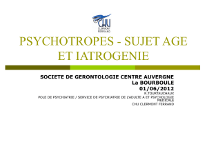 psychotropes et sujet age