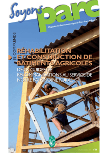 RÉHABILITATION ET CONSTRUCTION DE BÂTIMENTS AGRICOLES
