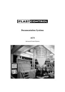 Documentation Système ACS - Plast