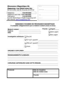 Télécharger le formulaire (format PDF) - IRM Saguenay-Lac-St-Jean