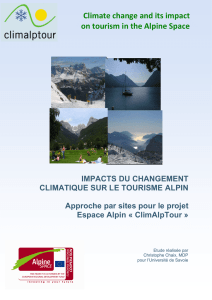 Impacts du réchauffement climatique sur le tourisme FINAL