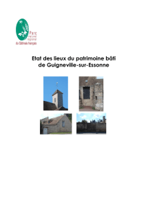 Etat des lieux du patrimoine bâti de Guigneville-sur
