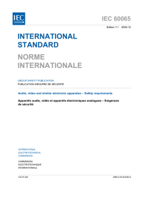 international standard norme internationale - VDE