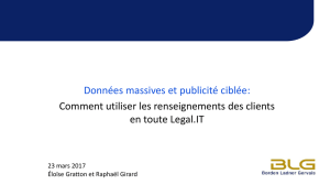 Données massives et publicité ciblée: Comment utiliser les