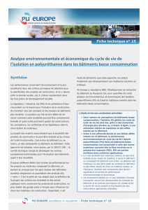 Analyse environnementale et économique du cycle de vie de l