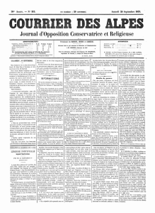 Journal d`Opposition Conservatrice et Religieuse